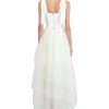 Women's Tiered Ruffle a Line Maxi Skirt