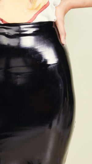 Women's Perfect Patent Midi Skirt
