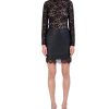 Women's Faux Leather Mini Skirt
