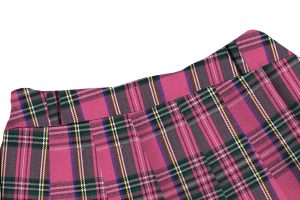 Women's Belted A-Line Stretchy Club Y2k Mini Pleated Skirt with Belt