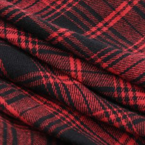 Womens Plaid Skirt Y2k Gothic Clothes High Waisted Irregular Ribbon Puffy Steampunk Mini Skorts