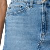 Women's The Joplin High Rise Knee Length Denim Skirt with Front Slit
